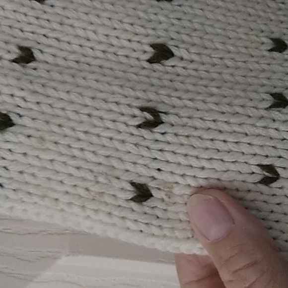 VINTAGE 70's Snowflake Fair Isle Chunky Knit Sweater - Picture 6 of 8